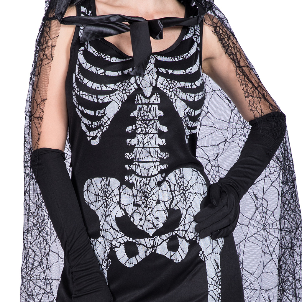 F1857 skeleton costume women
